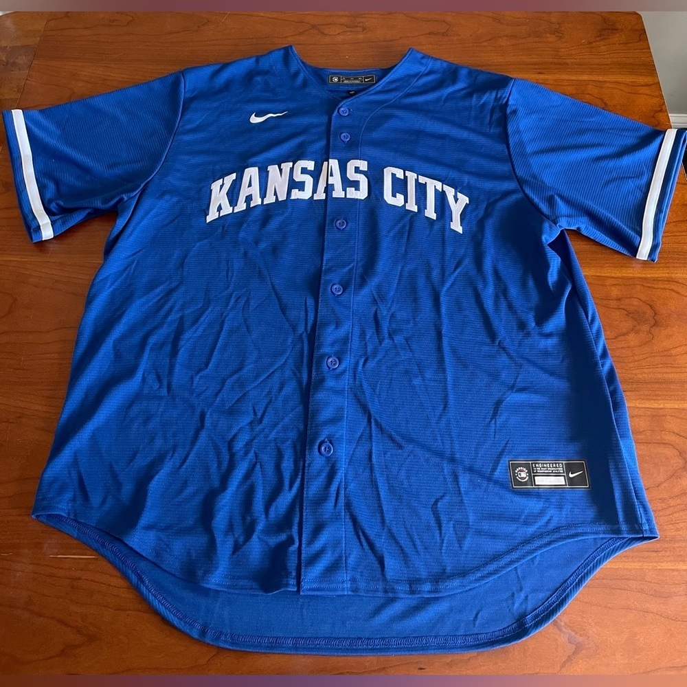 New Nike MLB Kansas City Royals #16 Andrew Benintendi Alternate Jersey Size XXL